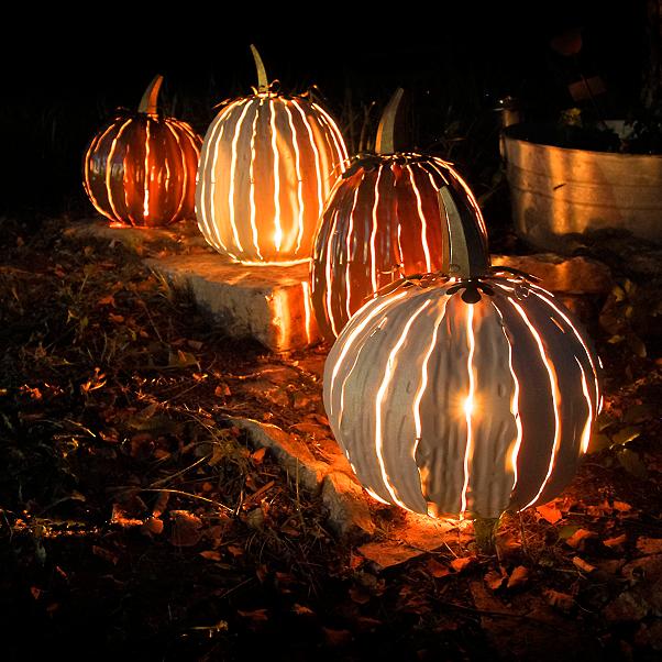 PUMPKIN AND GOURD LUMINARY LANTERNS