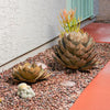 Agave Artichoke Succulent Metal Yard Art Sculpture - inthegardenandmore.com