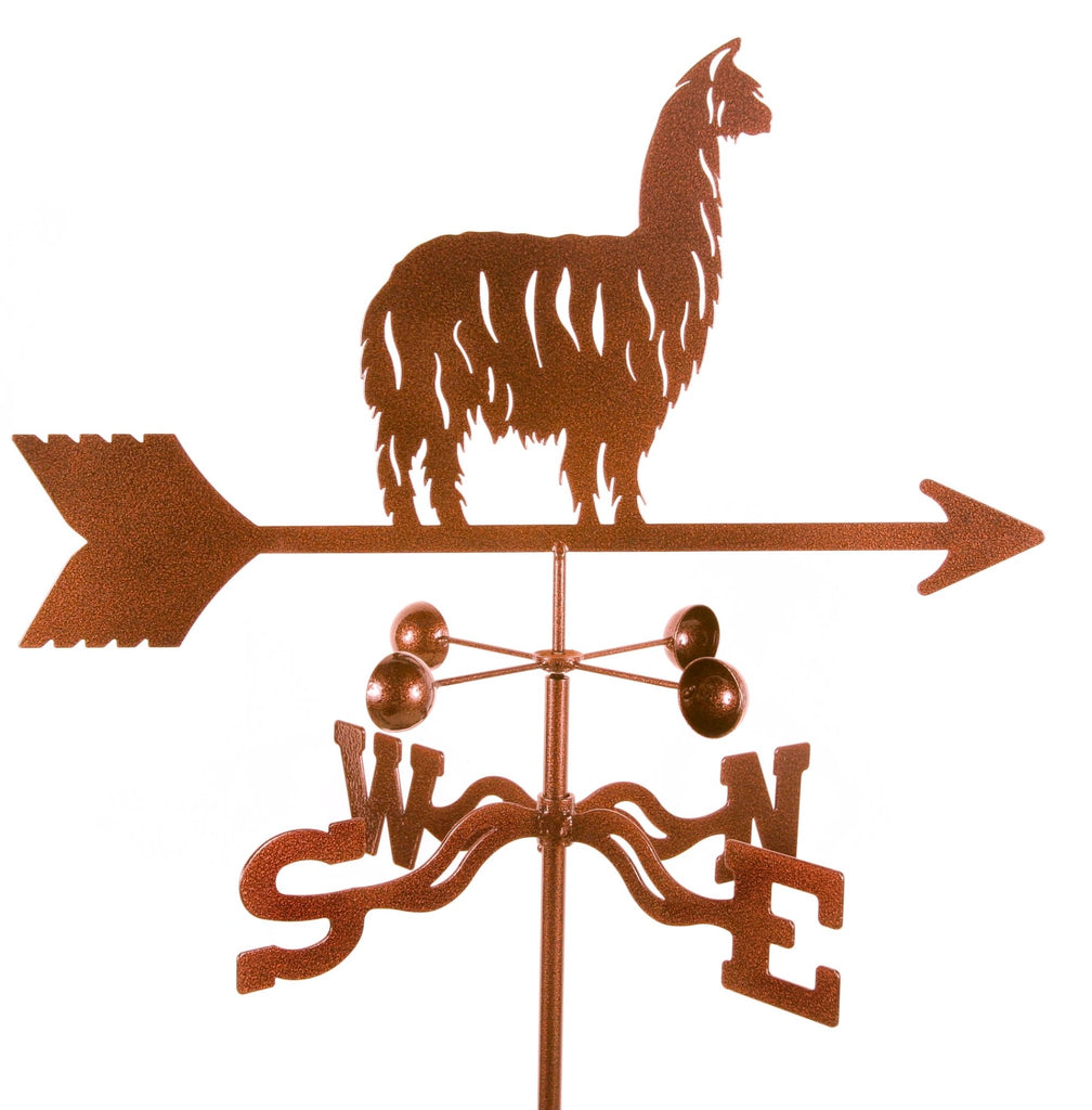 Alpaca / Llama Rain Gauge Garden Stake Weathervane - inthegardenandmore.com