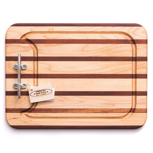 Appetizer Cutting and Carving Board with Decorative Handle (customizable) - inthegardenandmore.com