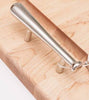 Appetizer Cutting and Carving Board with Decorative Baseball Handles 