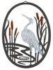 Blue Heron Indoor Outdoor Metal Wall Art - inthegardenandmore.com