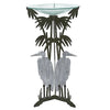 Blue Heron Table Metal Art Sculpture - inthegardenandmore.com