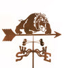 Bulldog Rain Gauge Garden Stake Weathervane - inthegardenandmore.com