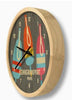 Buoys Rustic Casual Wall Clock - Can Be Personalized - inthegardenandmore.com