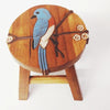 Cardinal Handcrafted Wood Stool Footstool - inthegardenandmore.com