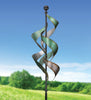 Cascading Ribbons Vertical Kinetic Wind Spinner - inthegardenandmore.com