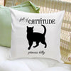 Cat Silhouette Personalized Throw Pillow - inthegardenandmore.com