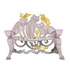 Cats Indoor Outdoor Metal Bench Sculpture - inthegardenandmore.com