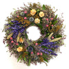 Celebration of Spring Dried and Preserved Wreath - 20” - inthegardenandmore.com