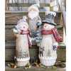 Christmas Snowmen and Santa LED Door Greeter Statuary – Set of 3 - inthegardenandmore.com