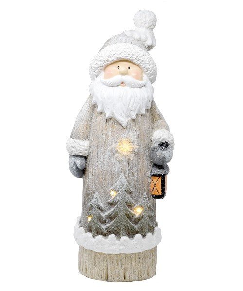 Christmas Snowmen and Santa LED Door Greeter Statuary – Set of 3 - inthegardenandmore.com