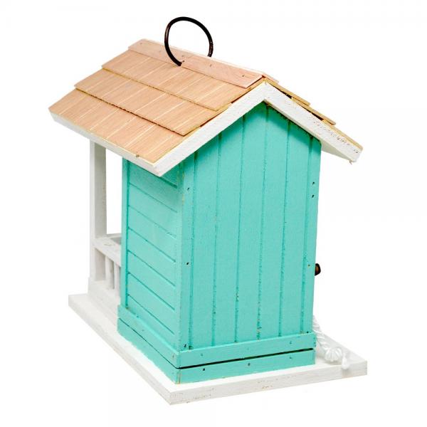 Coastal Charm Hanging Boat Shack Birdhouse - inthegardenandmore.com