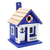 Coastal Charm Nautical Cottage Birdhouse - inthegardenandmore.com