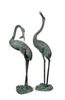 Coastal Cranes Bronze Fountain Statues - inthegardenandmore.com