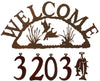 Crow Handcrafted Metal Welcome Address Sign - inthegardenandmore.com