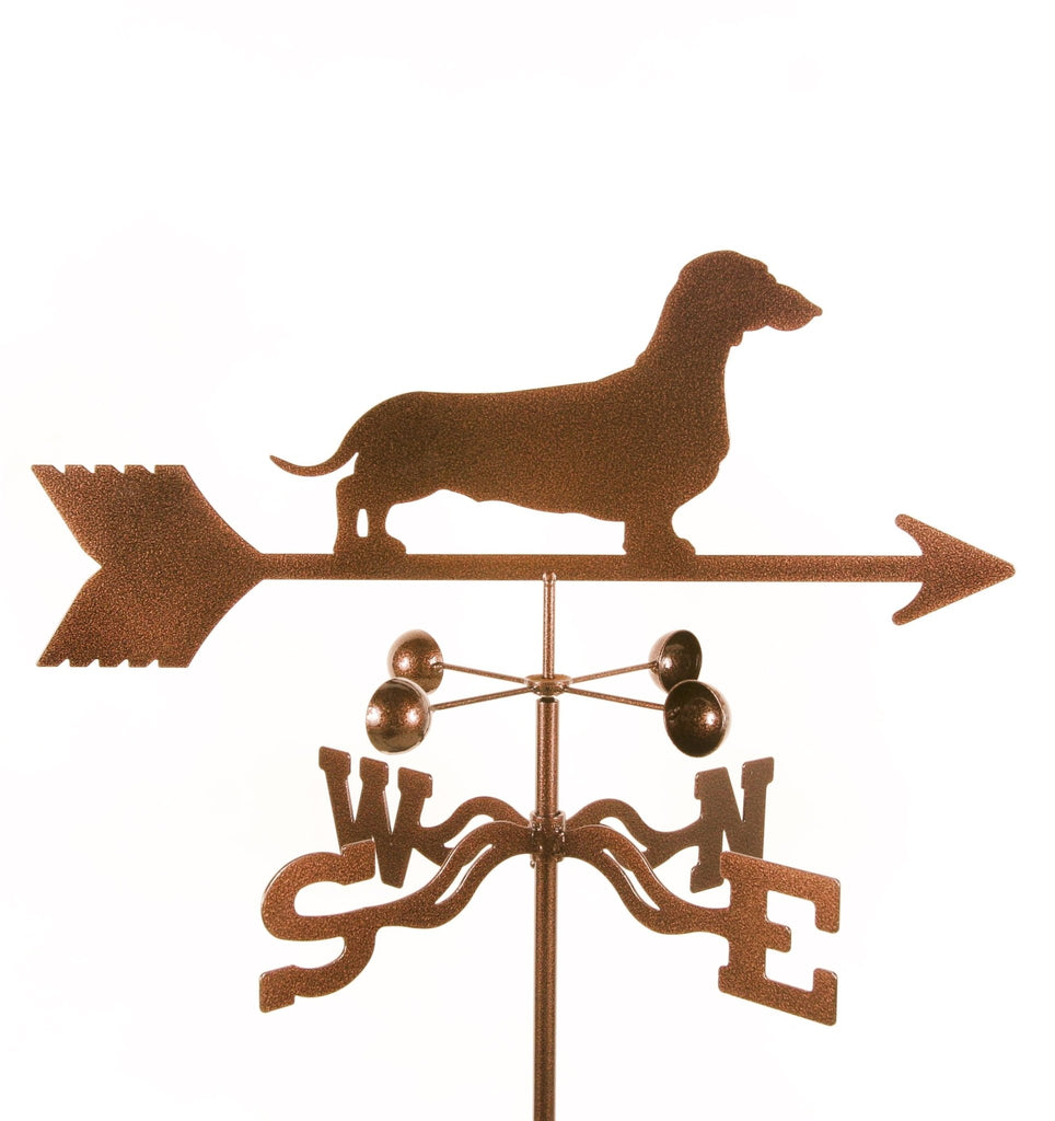 Dachshund Dog Rain Gauge Garden Stake Weathervane - inthegardenandmore.com