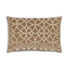 Embellished Beige Velvet and Gold Embroidered Throw Pillows - inthegardenandmore.com