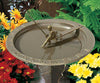 Fisherman Cast Aluminum Sundial and Bird Bath - inthegardenandmore.com