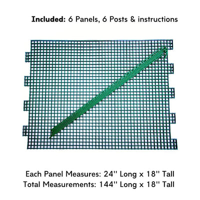 Flexible Modular Garden Fence System Kit | No Tools Needed