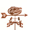 Florida Gators Collegiate Rain Gauge Garden Stake Weathervane - inthegardenandmore.com