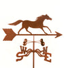 Galloping Horse Rain Gauge Garden Stake Weathervane - inthegardenandmore.com