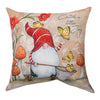 Gnomes in the Forest Reversible Indoor Outdoor Word Pillows – 18” - inthegardenandmore.com