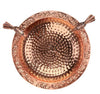 Hammered Copper Tree Themed Garden Stake Birdbath - inthegardenandmore.com