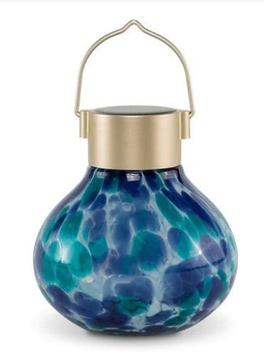 Hand Blown Glass Solar Tea Lanterns - inthegardenandmore.com