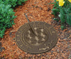 Irish Claddagh Cast Aluminum Sundial - inthegardenandmore.com