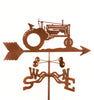 John Deere Tractor Rain Gauge Garden Stake Weathervane - inthegardenandmore.com