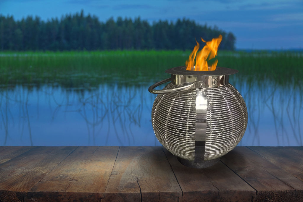 Jupiter Inspired - 2 in 1 - Hanging or Tabletop Fireplace and Lantern - inthegardenandmore.com