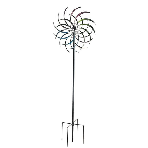 Kokopelli’s Feathers Kinetic Wind Spinner - inthegardenandmore.com