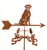 Laborador Retriever Dog Rain Gauge Garden Stake Weathervane - inthegardenandmore.com