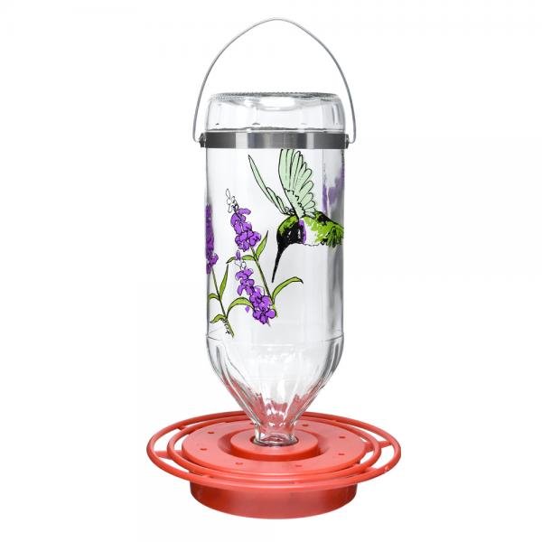 Large Capacity Hand Painted Hummingbird Feeder - inthegardenandmore.com