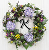 Lavender Blooms Elegant Front Door Wreath - 23 inch - inthegardenandmore.com