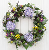 Lavender Blooms Elegant Front Door Wreath - 23 inch - inthegardenandmore.com