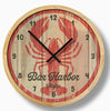 Lobster Rustic Casual Wall Clock – customizable - inthegardenandmore.com