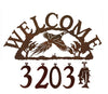 Loon Handcrafted Metal Welcome Address Sign - inthegardenandmore.com