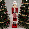 Mr. Clause Nutcracker Wooden Statue - inthegardenandmore.com