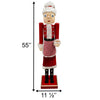 Mrs. Clause Nutcracker Wooden Statue - inthegardenandmore.com