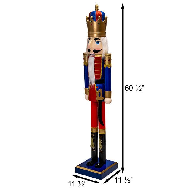 Nutcracker King Wooden Christmas Statue - inthegardenandmore.com