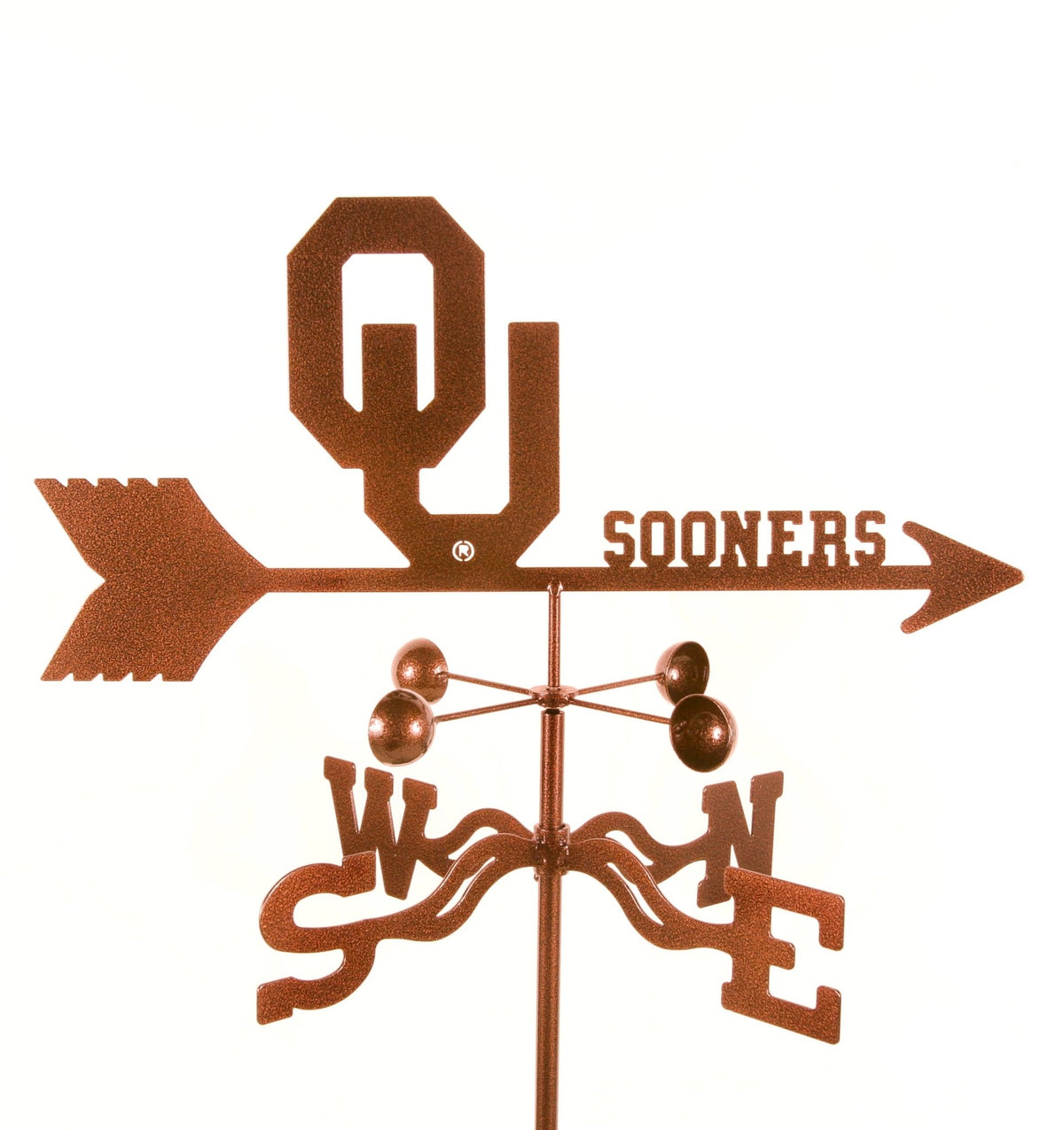 Oklahoma Sooners Rain Gauge Weathervane | Go Team Yard Art ...