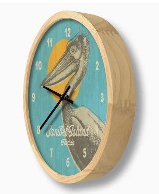 Pelican Rustic Casual Wall Clock - customizable - inthegardenandmore.com