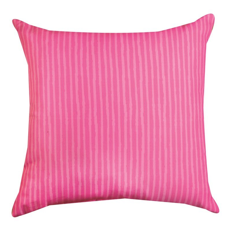 Fuchsia Color Splash Indoor Outdoor Throw Pillows 18 Pink