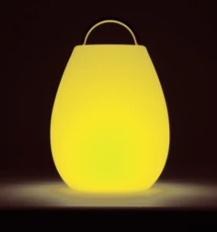 Portable and Rechargeable Indoor Outdoor LED Glowing Nomad Lantern - inthegardenandmore.com