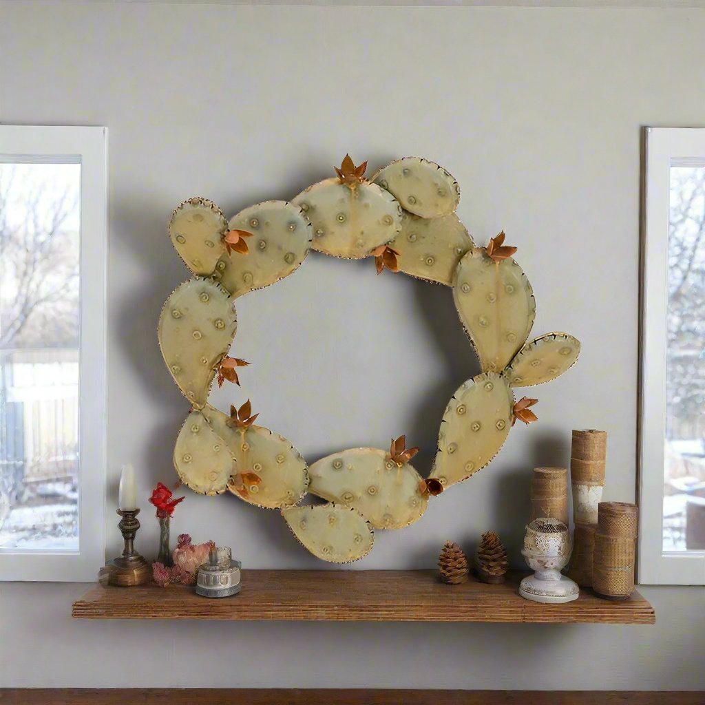 Handcrafted Autumn Metal outlets Butterfly Wreath