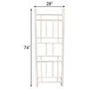 Pristine White Geometric Vinyl Trellis - 74" – Made in the USA - inthegardenandmore.com