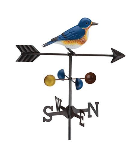 Quail Metal Weathervane Garden Stake - inthegardenandmore.com