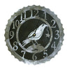 Raven Crow Handcrafted Rustic Metal Wall Clock - 12" - inthegardenandmore.com